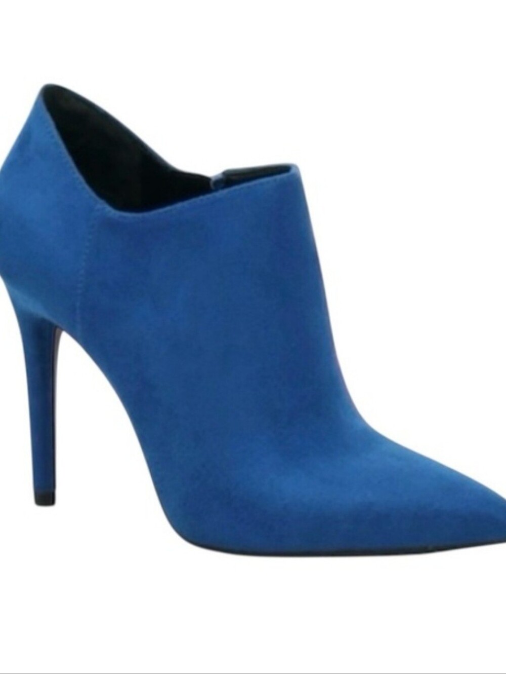 New Jessica Simpson Electric Colbalt Blue Suede Pointed Stiletto Ankle Boots